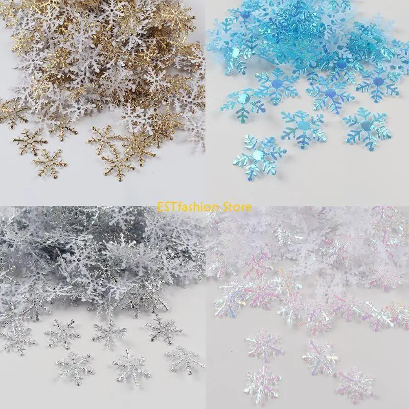 Y5GC بريق الثلج كونفيت DIY المشاريع الحرفية ديكورات الطاولة لبلاد العجائب #1