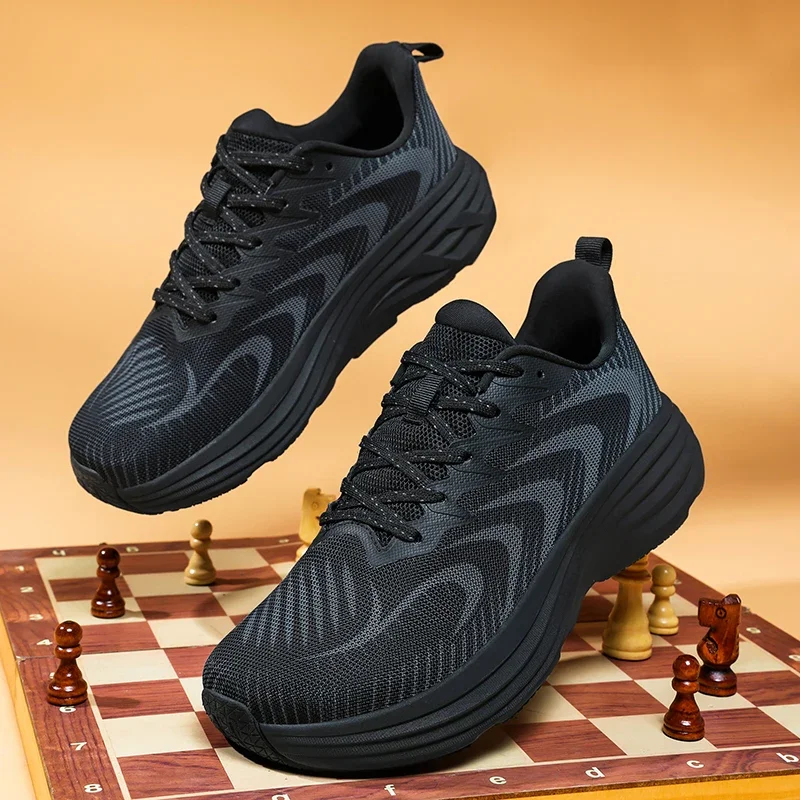 

Уличные кроссовки для пар, амортизирующие дышащие сетчатые кроссовки для бездорожья, Нескользящие модные мужские кроссовки для бега, роскошная обувь