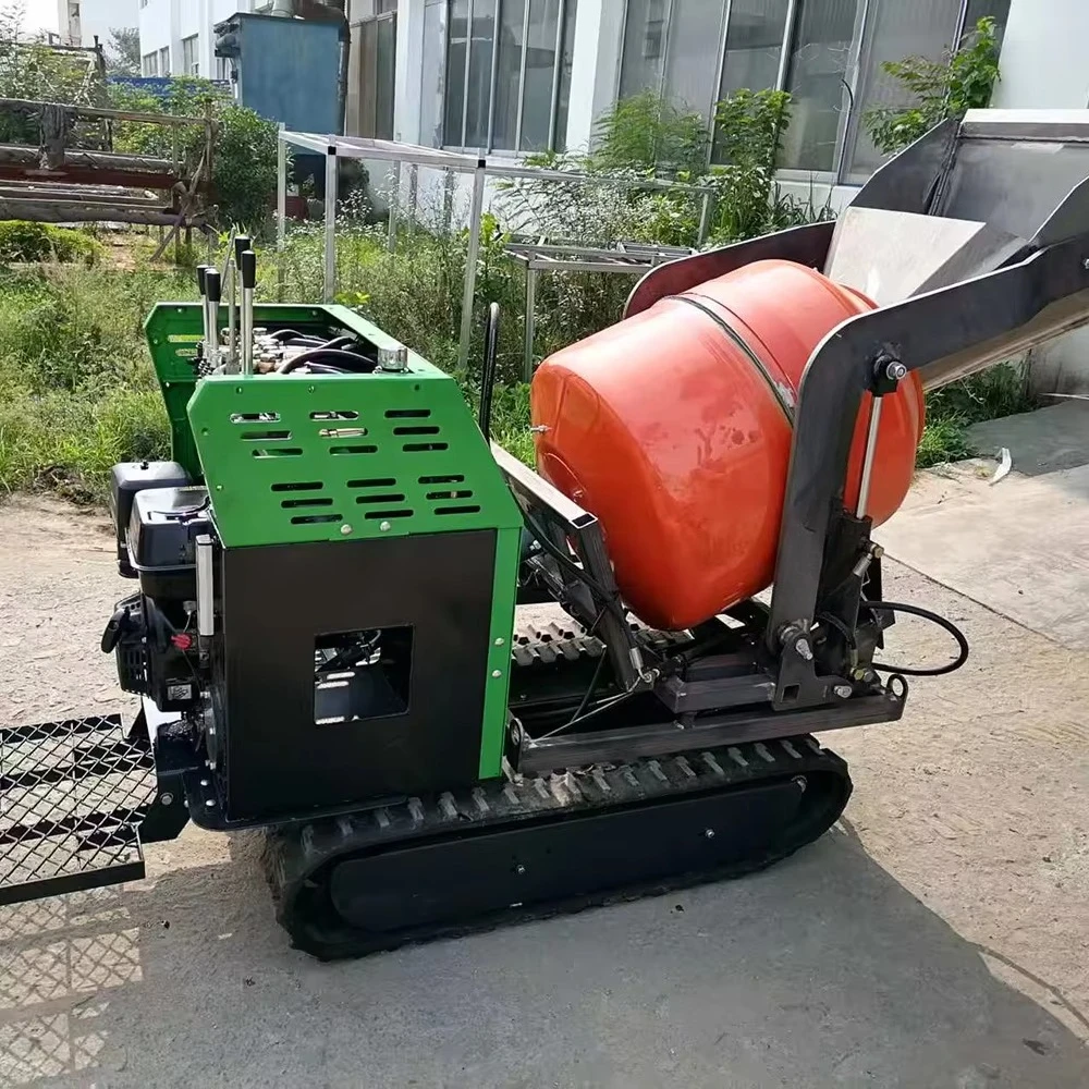 

YG Customized New Mini Concrete Mixer Self-Loading Crawler Cement Mixer 280l High Quality Concrete Mixing Machine Free Shipping