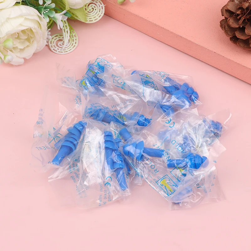 10Pairs Anti-Noise Sponge Earplugs Silicone Noise-Canceling Noise Reduction Sleep Work Noise Reduction