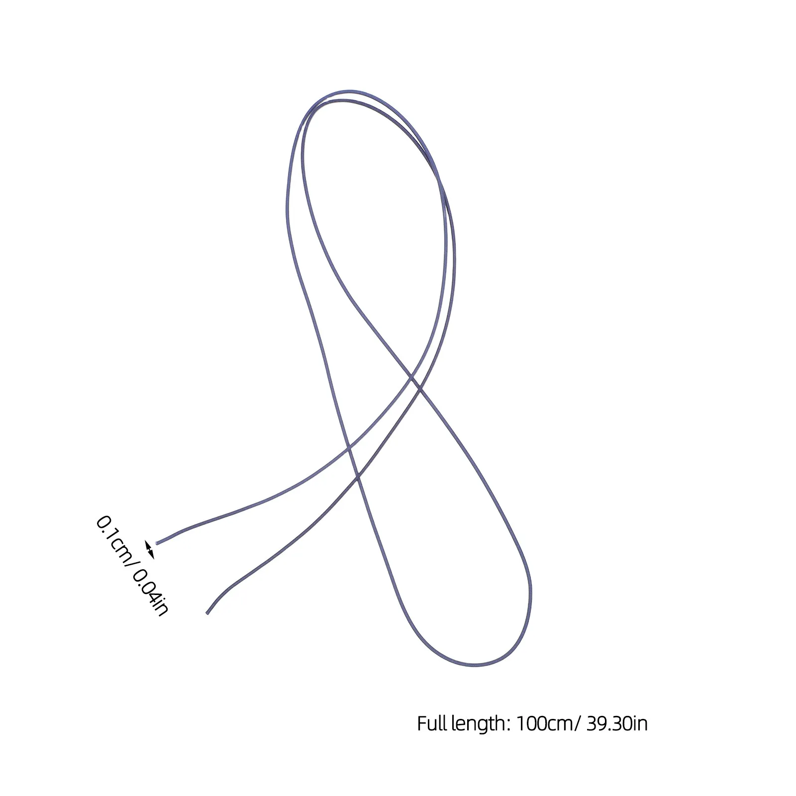 15Pcs Elastic Bands for Notebooks Nylon Rope Stretch Strap Journal Planner Closure Scrapbook Wraps Organizer Blue