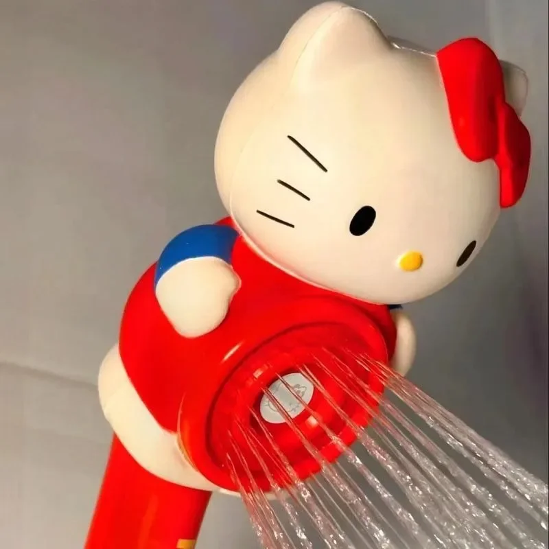 New Hello Kitty Cartoon Character Shower Cute Kawaii Dormitory Home Handheld Shower for Girlfriend and Best Friend Wholesale