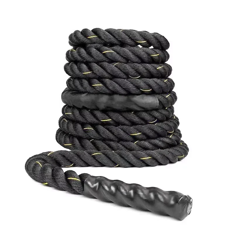 Heavy duty battle ropes commercial fitness equipment for functional fitness, strength and conditioning