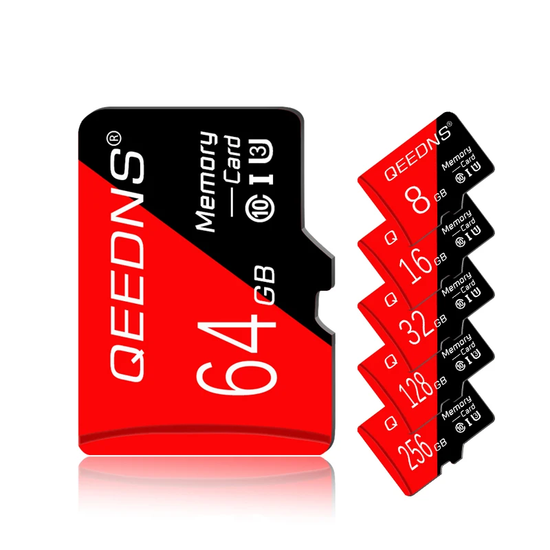 Tarjeta Micro SD Clase 10 para adaptador de teléfono inteligente, tarjeta Micro TF de 8GB, 16GB, 32GB, 64GB, 128GB y 256GB, Clase 10