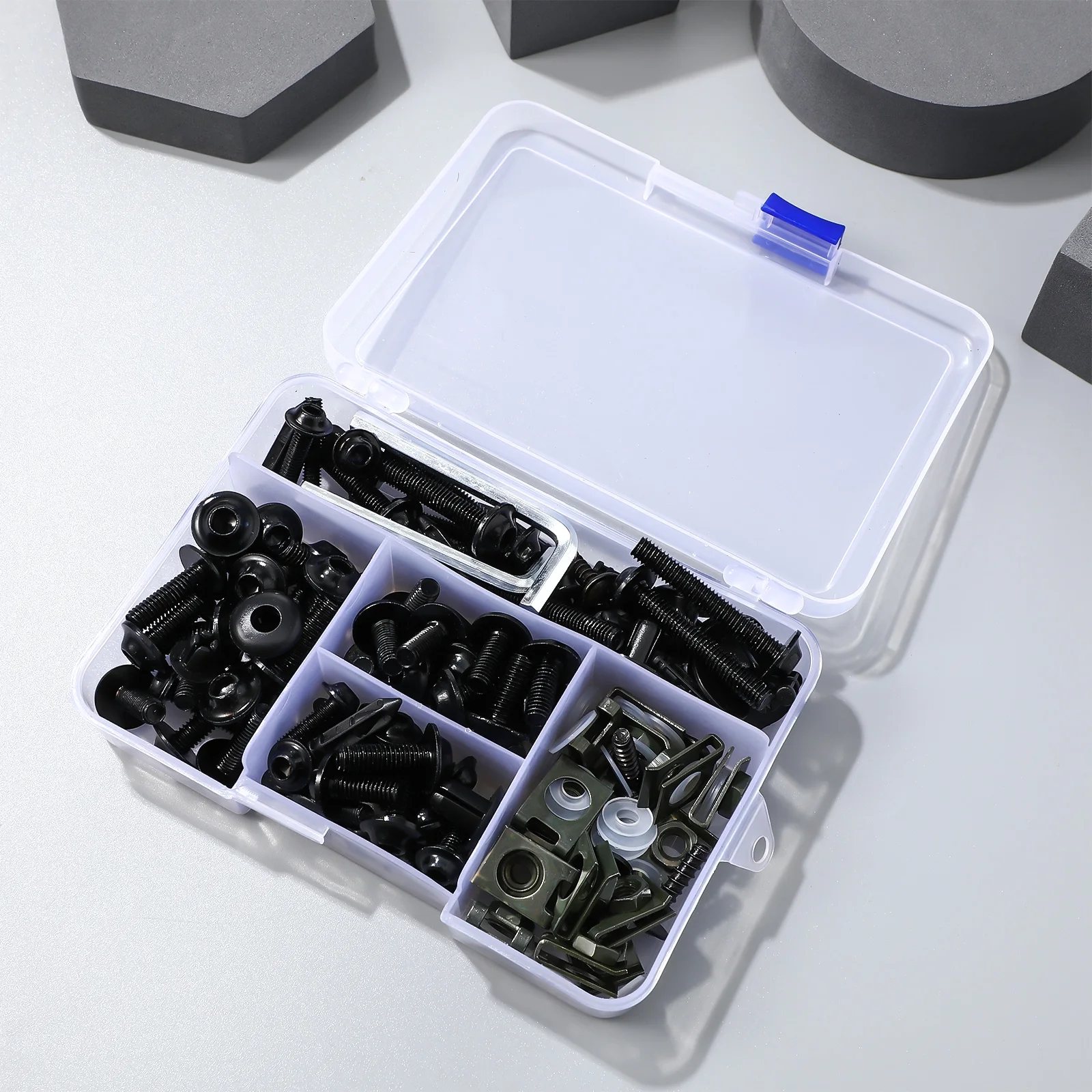 

149 Pcs Motorcycle Accessories Bolts Nuts Kit Windshield Screw Fastener Metric System Mounting Stainless Steel Screws