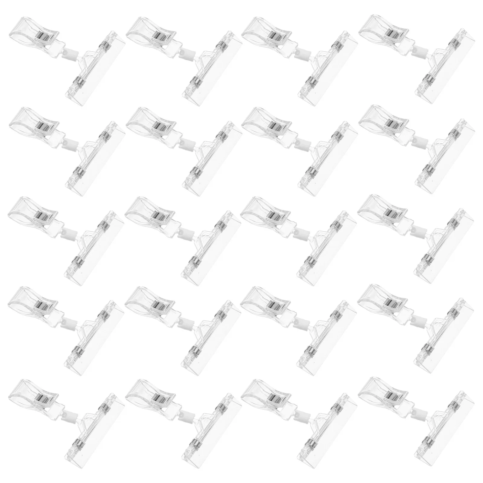 Shelf Sign Clips Plastic Price Display Retail Holder Halloween Christmas Card Holder Clip Label Holder Clips Clothing Rack Clips