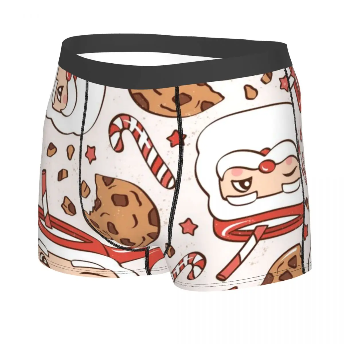 Natal Homem Lingerie Calcinha Masculina Respirável Design U-Convexo