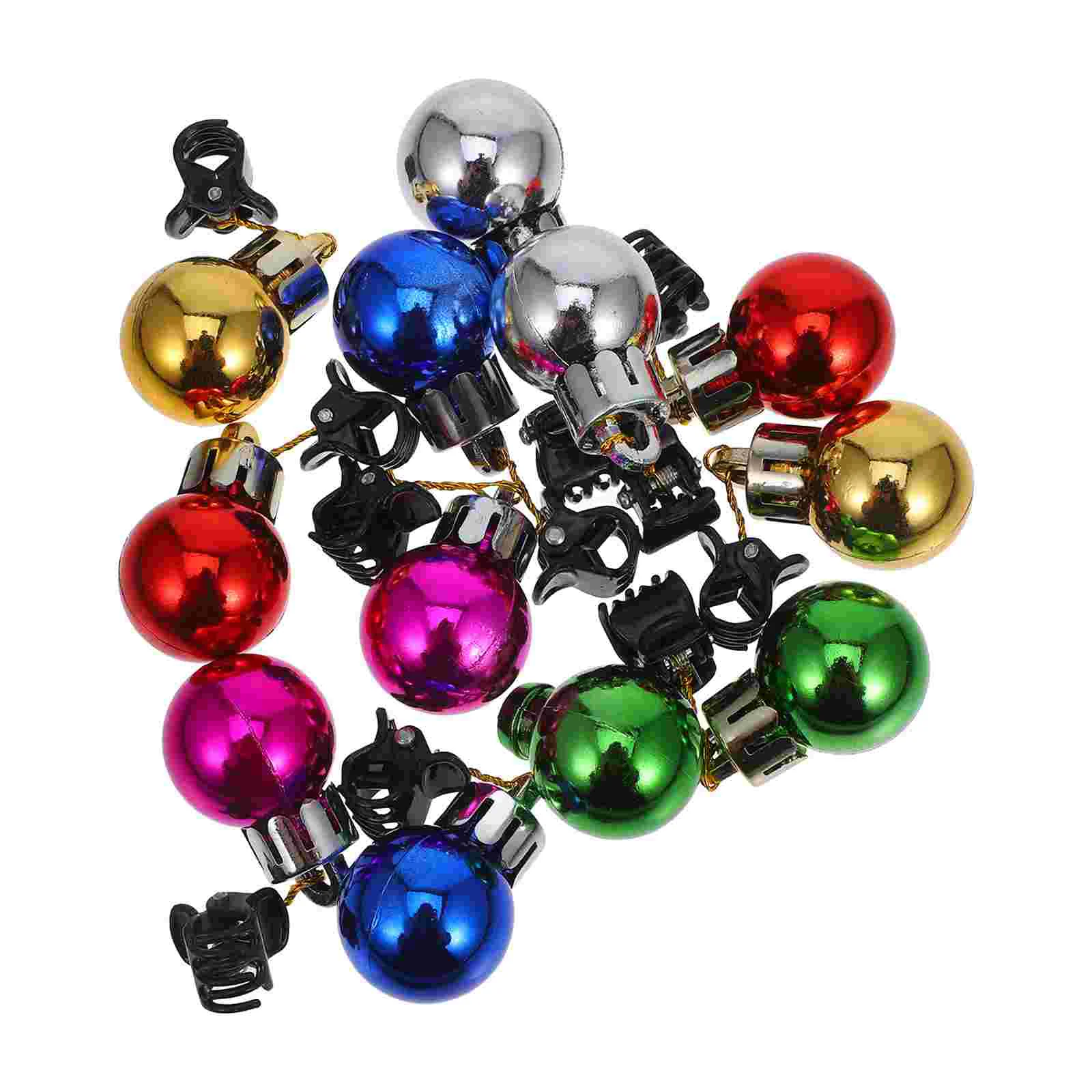 12 Pcs Christmas Beard Clip Decoration Decorate Facial Hair Baubles Ornaments Man