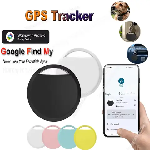 블루투스 GPS 트래커 에어태그 안드로이드 폰용 구글 파인드 마이 앱과 호환 키 파인더 애완동물 스마트 태그 샤오미 삼성용