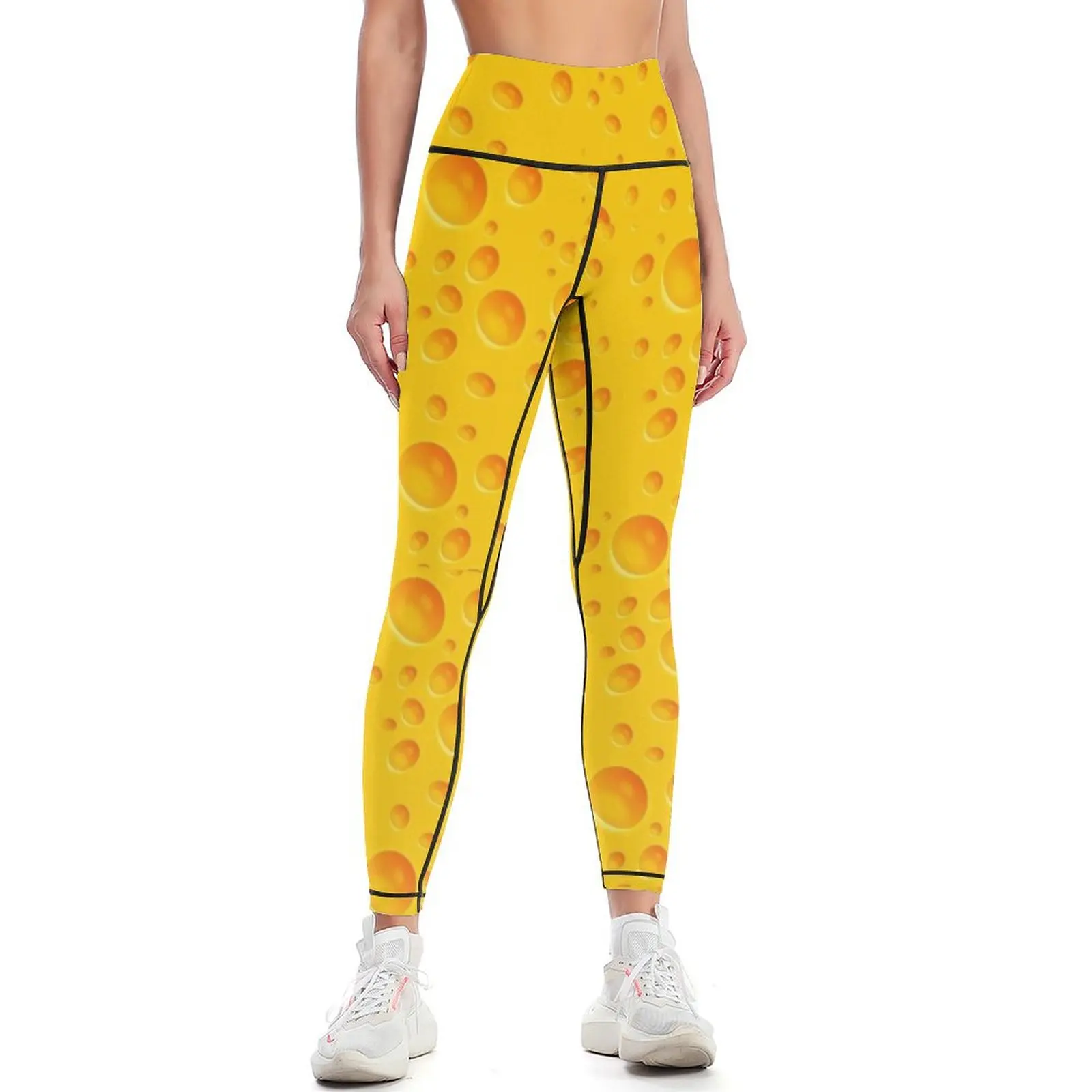 

Cheese Leggings sporty woman gym Women's sports Women's pants Womens Leggings