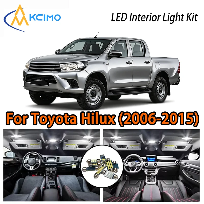 

KCIMO For Toyota Hilux (2006-2015) Premium LED Interior Kit - 2 Colors , Quick Installation, Long-Lasting