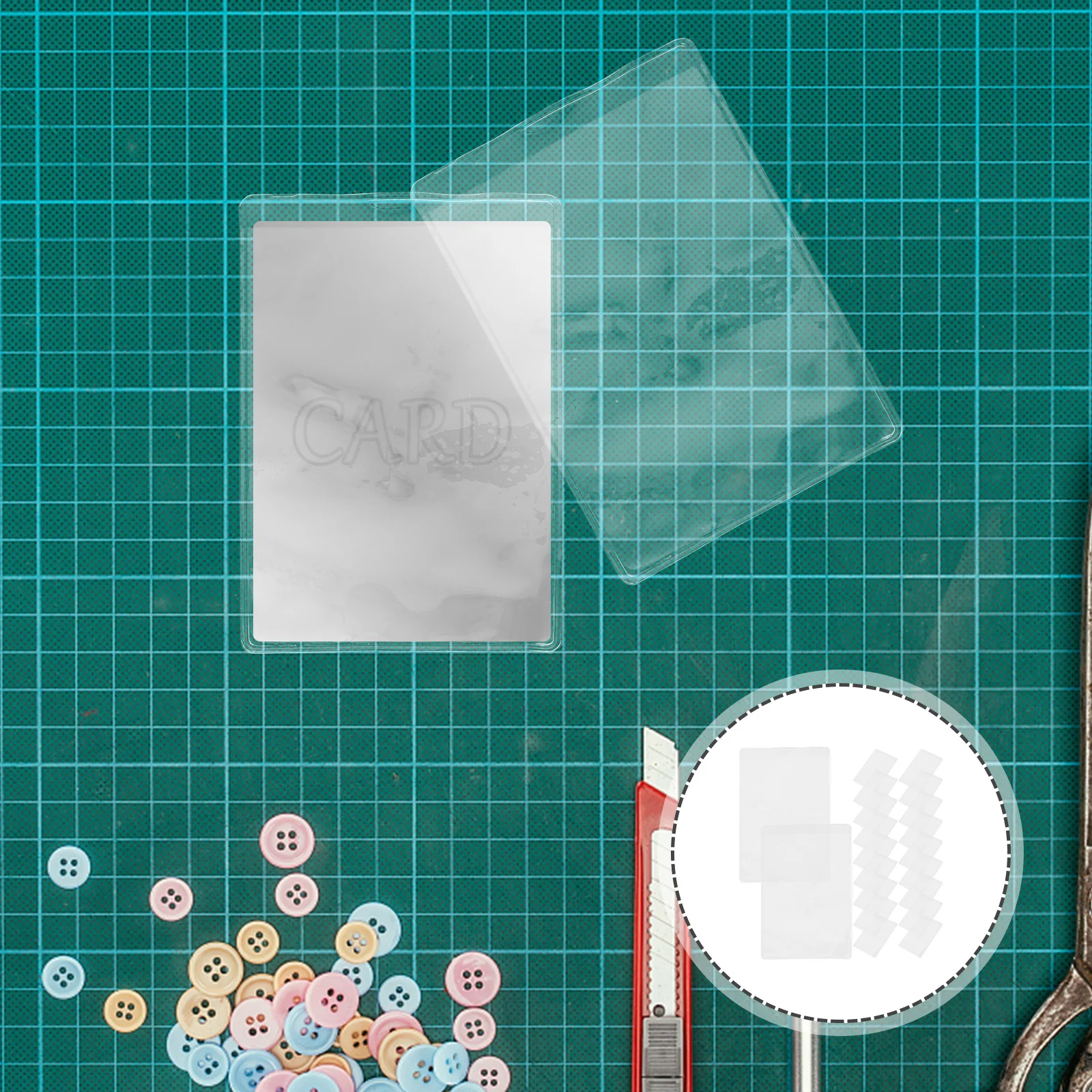 

50Pcs Transparent Card Sleeves Waterproof Dustproof Protection for Board Game Cards Easy to Store and Carry Lightweight Cover