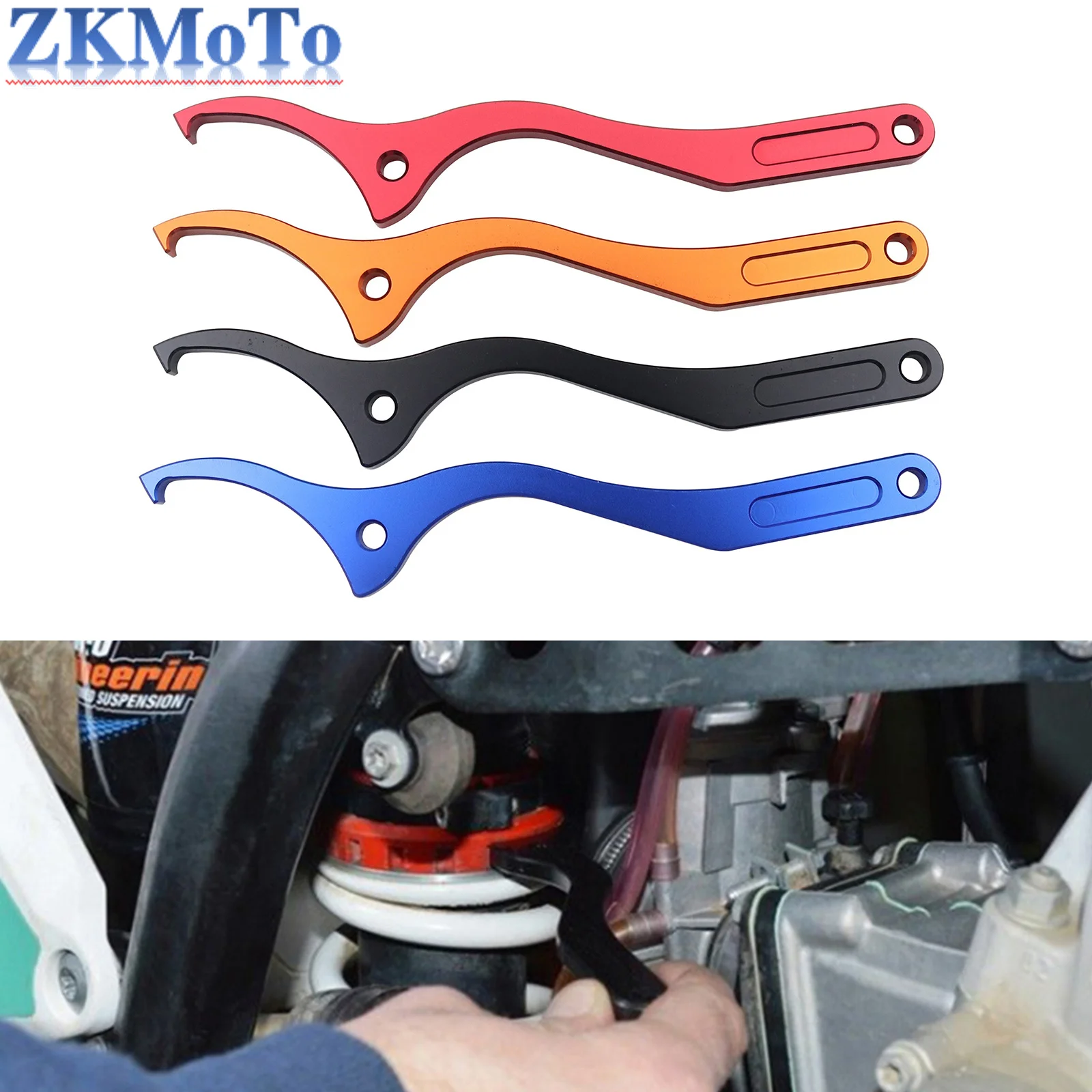 Rear Damping Shock Spanner Wrench For KTM 125 150 200 250 300 350 400 450 500 SX SXF EXC EXCF XC XCF XCW XCFW 2017-2022