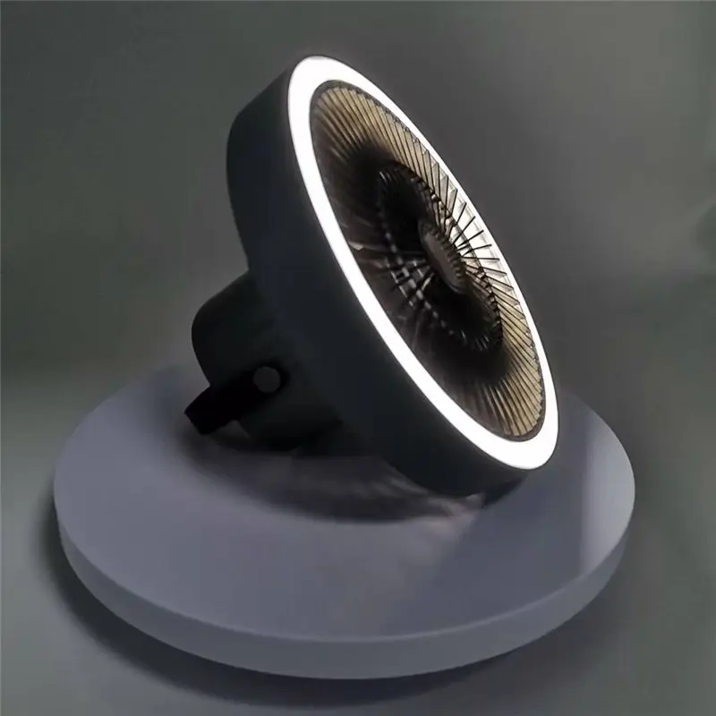 

【ФЛАШ-ДЕАЛЬНО!】Вентилятор для кемпинга, многофункциональный USB-настольный штатив, вентилятор воздушного охлаждения, 10000 мАч с ночником для наружного потолочного вентилятора A