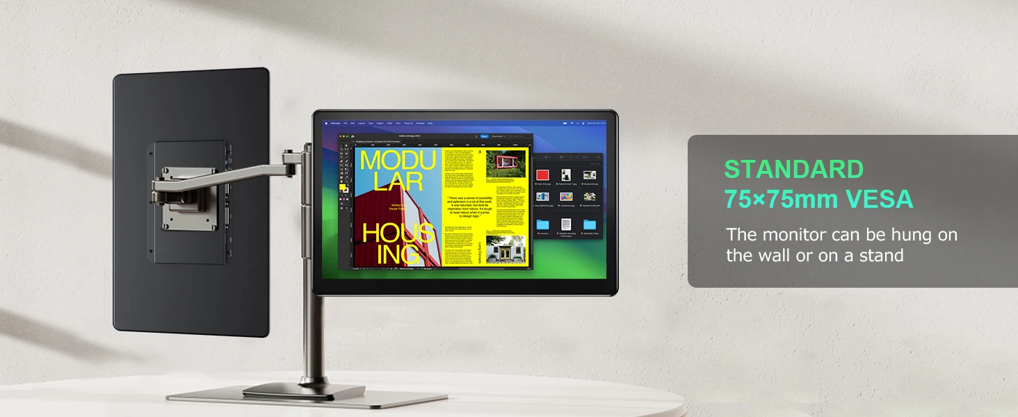 UPERFECT 15.6 Portable Monitors 1080P Touch Screen Gaming Displays 60Hz IPS Monitors For PS5/4/3 Switch Laptop PC Mac Xbox