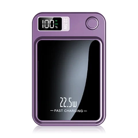 Caricabatterie wireless portatile veloce da 5000 mAh Ultra con cavo di tipo C per iPhone 16/15/14/13/12 Tutte le serie