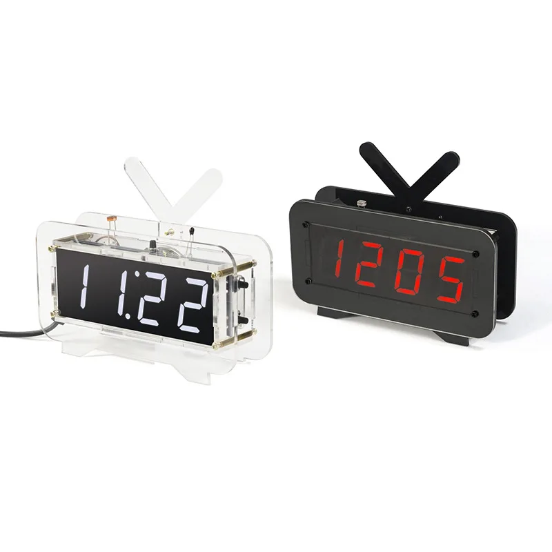 

Digital electronic clock production kit/LED microcontroller clock/electronic alarm clock/DIY welding production parts
