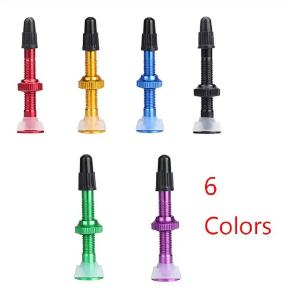 Aluminum 6Colors Cycling Mountain-Bike Valves Core Vacuum-Nozzle