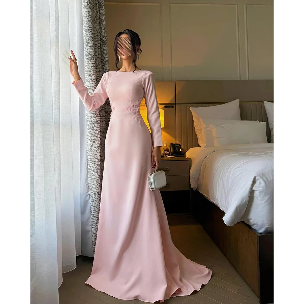 

Mermaid Prom Dresses 2025 Red Off The Shoulder Satin Half Sleeves Floor Length Cocktail Dress Saudi Arabia Party Gown Customized
