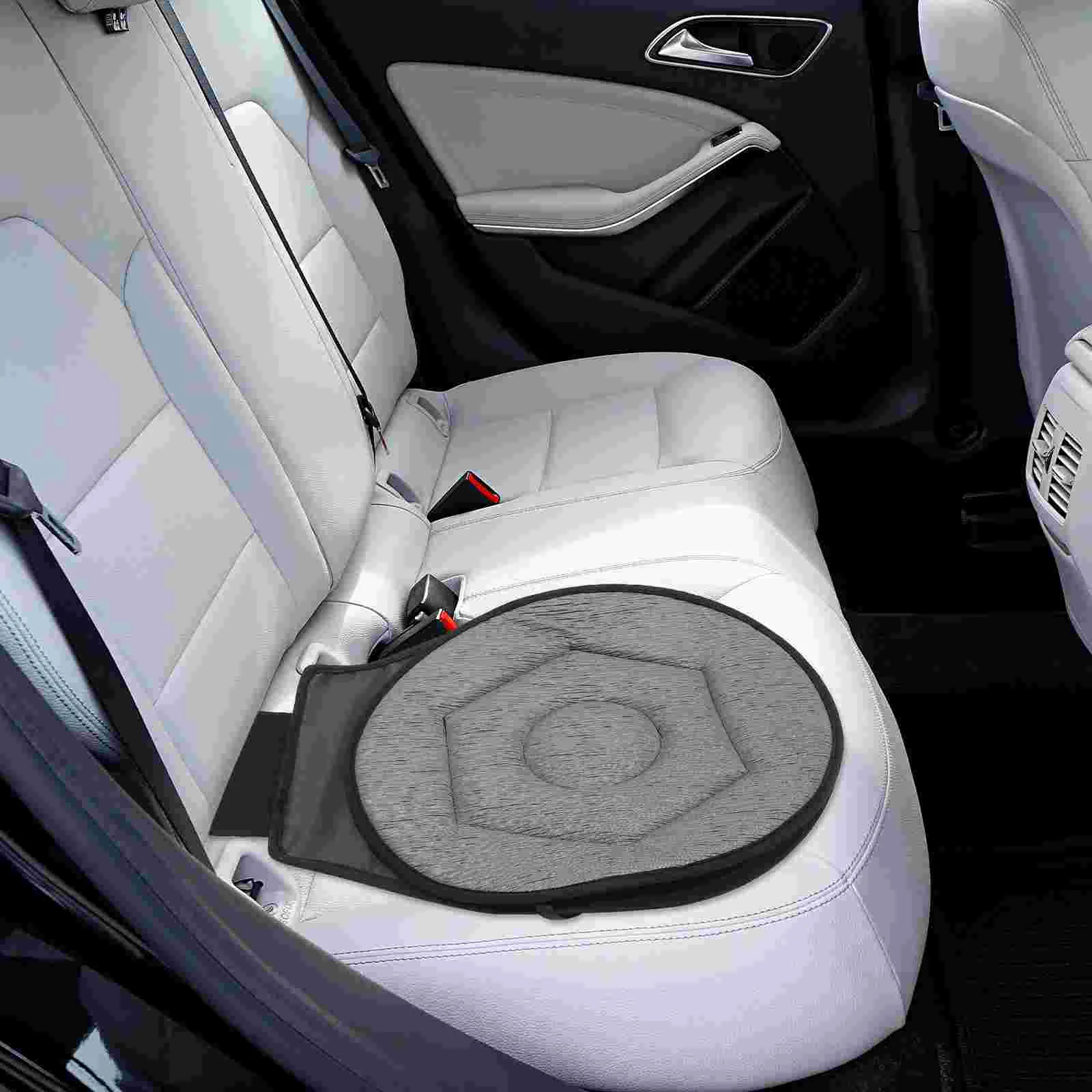 Pillow Swivel Car Seat Cushion Miss Chairs Auto Pleated Cloth Automotive Revolving