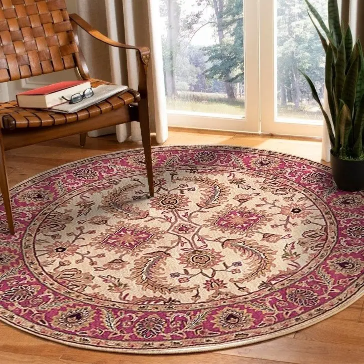 Ethnic Round Carpet Living Room West Asian Retro Hanging Basket Bedroom Floor Mat Home Computer Coffee Table Bedside Chair Rug