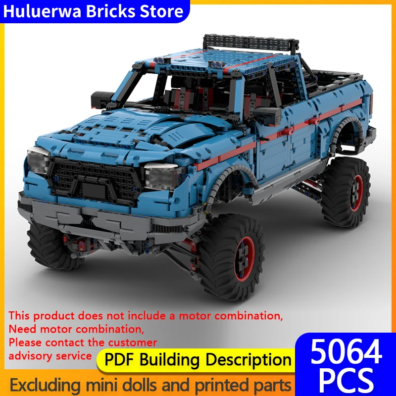

City Car Model MOC Building Bricks RAM Extreme Off-Road Vehicle Modular Technology Gifts Holiday Assemble Children Toys Suit