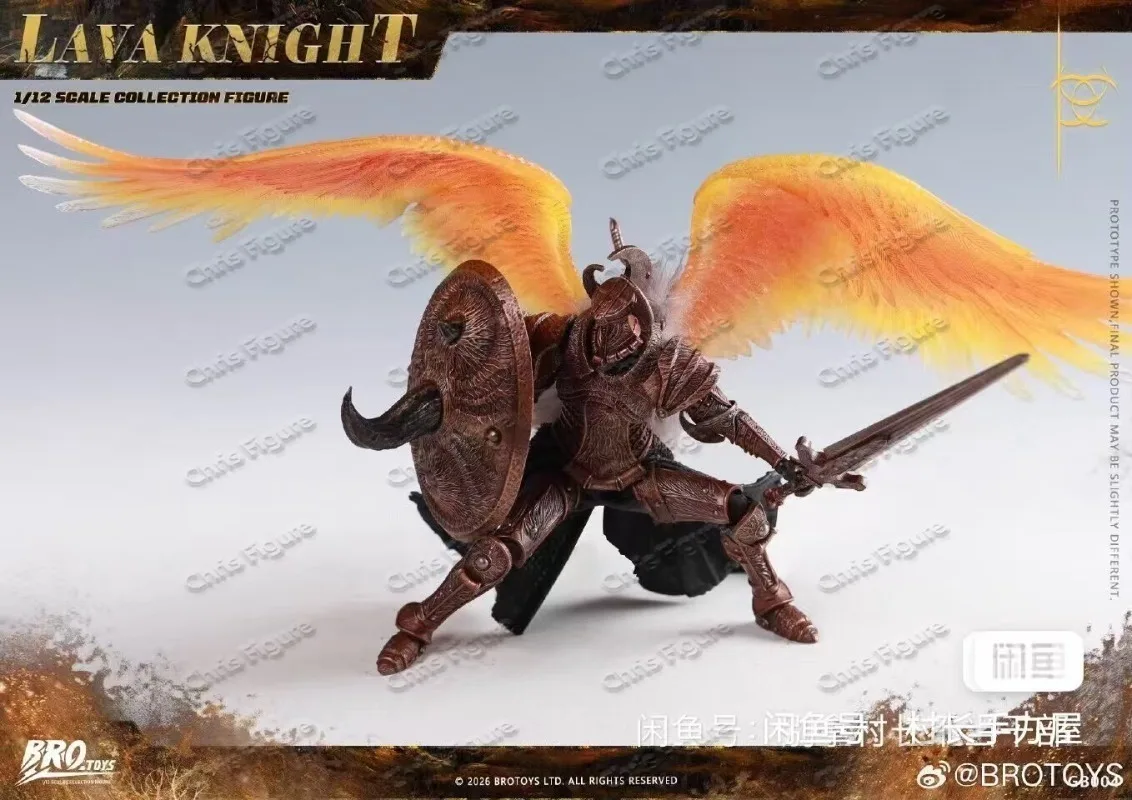 

New Product Reservation BROTOYS 1/12 Lava Knight Collectible Movable Cloth Doll Collection Gift