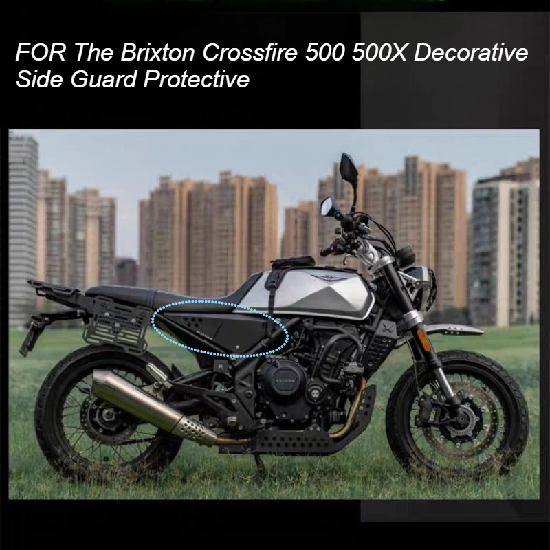 FOR The Brixton Crossfire 500 500X Motorcycle Seat Pack Left and Right Decorative Side Guard Protective Cover Grille Type Guard
