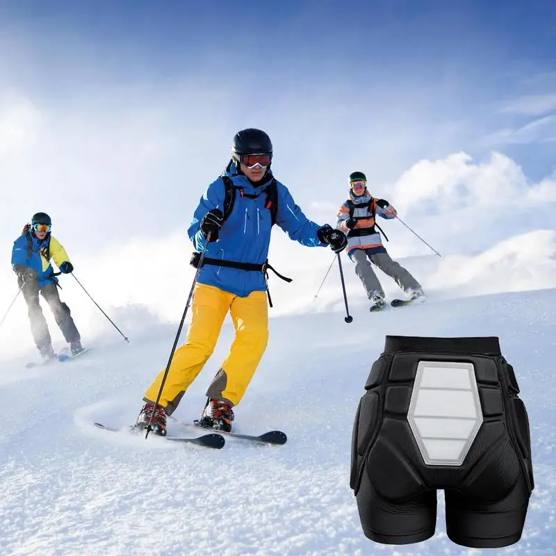 Protective Padded Shorts Sports Hip Protection Butt Shorts Thickening And Widening Design Guard Impacts Pad For Cycling Skiing