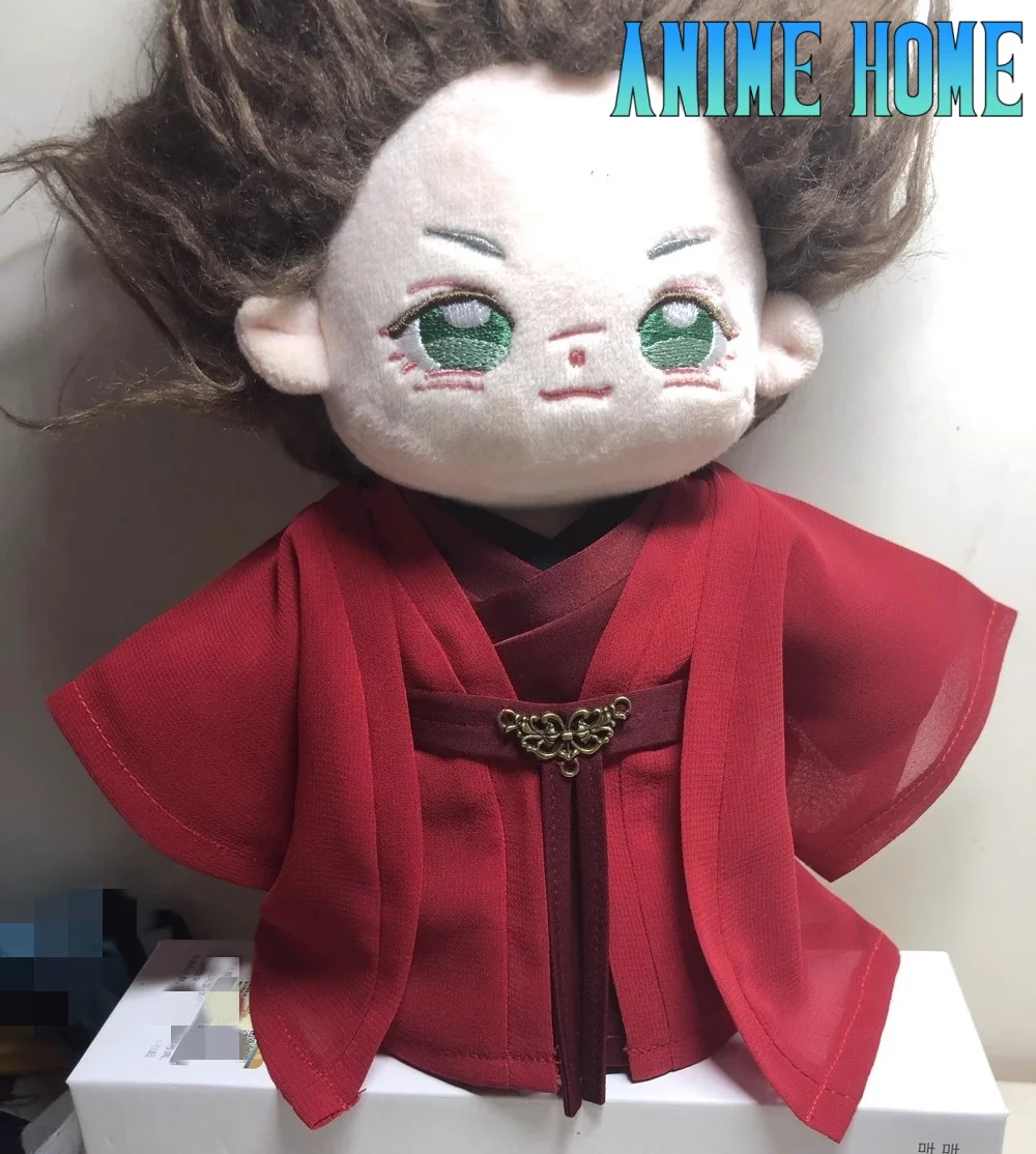 

Original TV Mysterious Lotus Casebook Li Lianhua Cheng Yi Handmade Red Suit For 20cm Doll Toy Clothes Costume Cosplay Gift