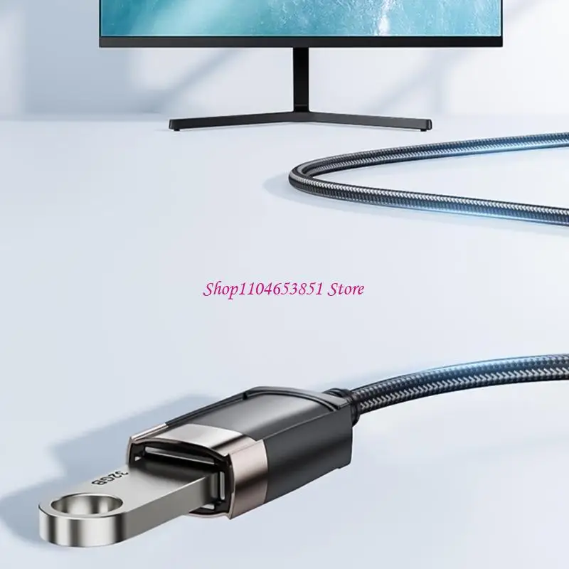USB Extension Cable Fast Data Transfer Extender Male to Female USB2.0 Extension Cord for Printer Camera Accessories