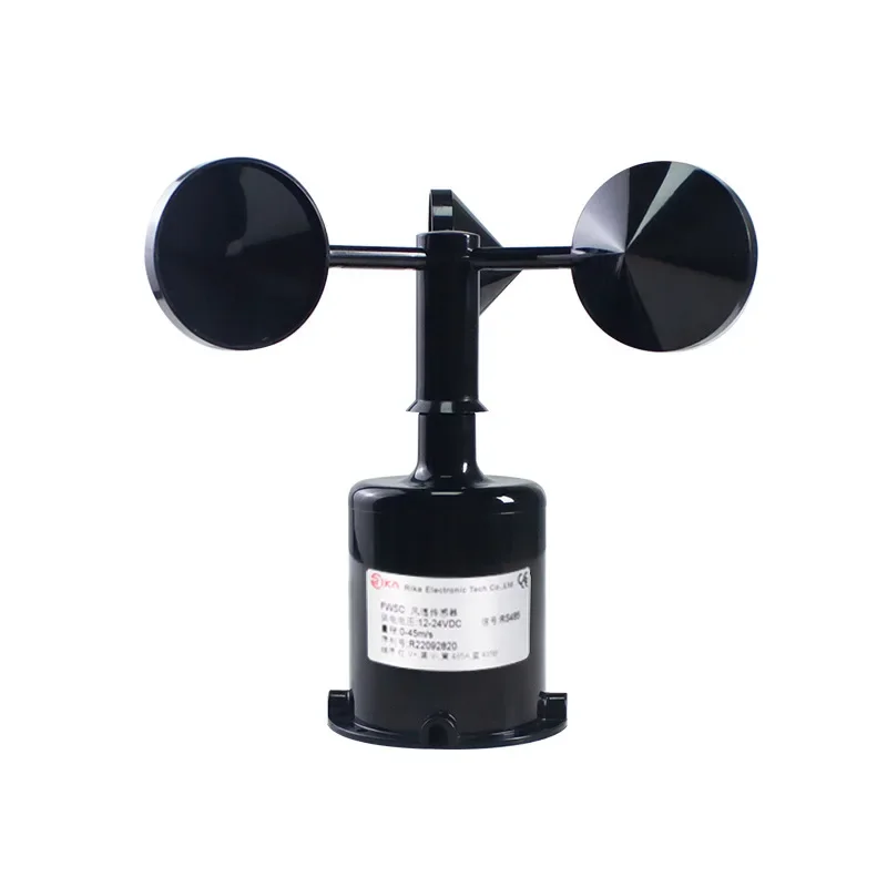 

Wind Speed Sensor RS485 Three-Cup Wind Speed Weather Station Transmitter Wind Speed Measurement Port Tower Crane