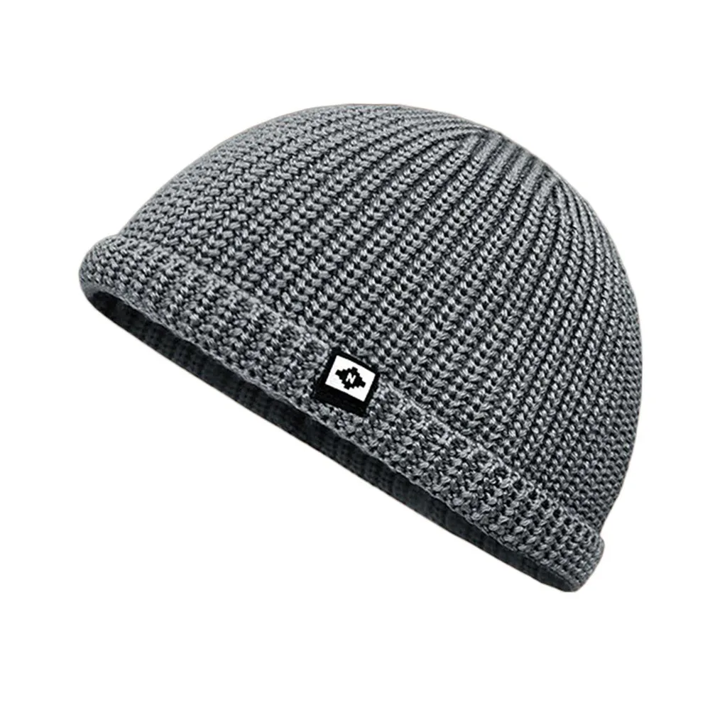 Soft Knitted Hat Windproof Thickened Skullies Beanies Cap Cold Cap Ear Protection Pullover Hat Outdoor