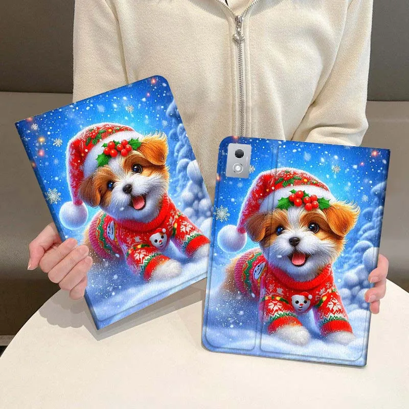 

hristmas Puppy Sweater For Legion Xiaoxin Pad P12 Pro Y900 GT 2023 2025 12.1 12.7 14.5 inch Tablet Case
