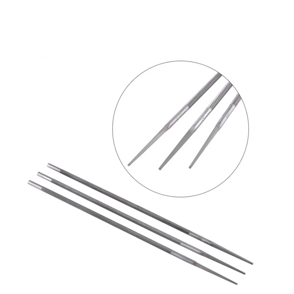 라운드 체인 샤프닝 파일, 체인톱 핸드 파일, IALJ-7 인치, 32 인치, 6 개, 3/8 인치 피치 체인