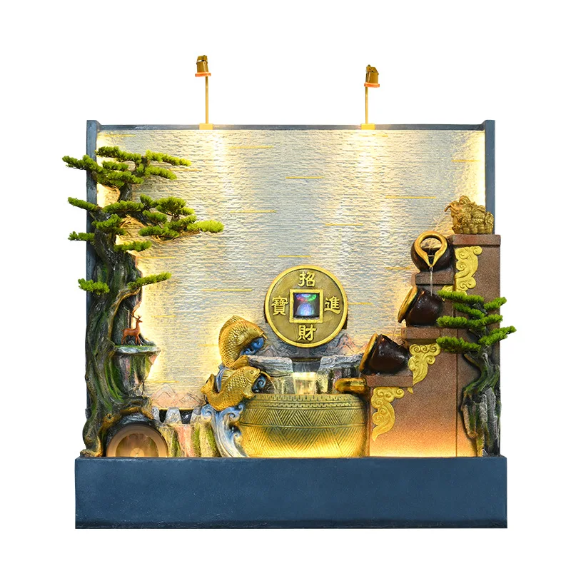 

Декоративная водная стена-фонтан для аквариума, ландшафтный дизайн для гостиной и двора, украшение для пруда компании