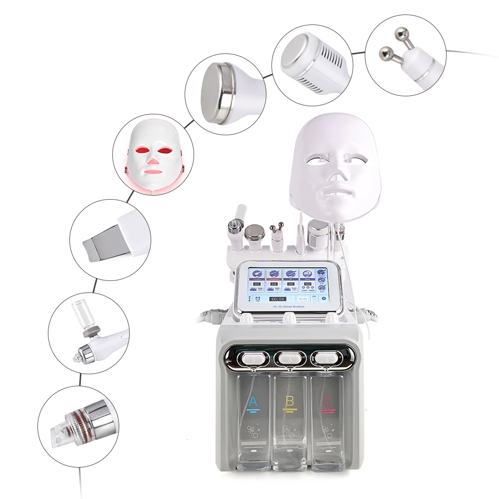 FWUSA stock 7 in 1 h2o2 dermabrasion machine for facial