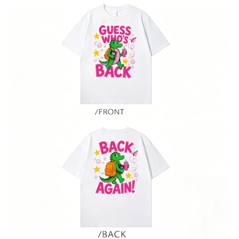 Back To School Teacher Shirt First Day of School Tshirt Cute Classroom Women Clothing Aesthetic Top