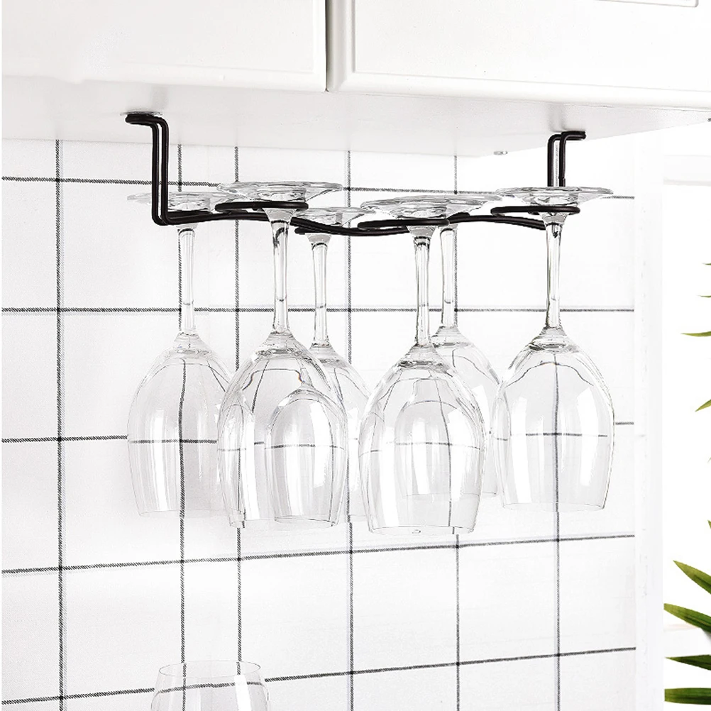 

Multi-Functional Iron Wine Glass Rack Coffee Cup Holder Plates Storage Stand Kitchen Organizer Bronze Home Decor