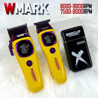 WMARK NG-8004 8000-9000RPM Brushless Motor Wireless Charging Base 2025 New Hair Clipper DLC Blade Hair Trimmer NG-8204 8000RPM