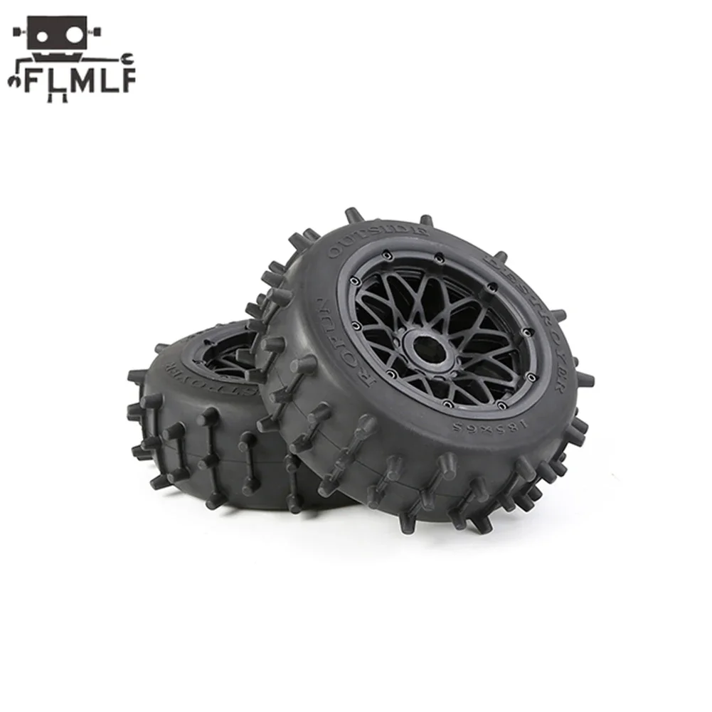 Rc Auto Grote Nagel Band Hoge Prestaties Achter- of Voorwiel Band Set voor 1/5 HPI ROFUN BAHA ROVAN KM BAJA 5B SS Buggy Truck Onderdelen