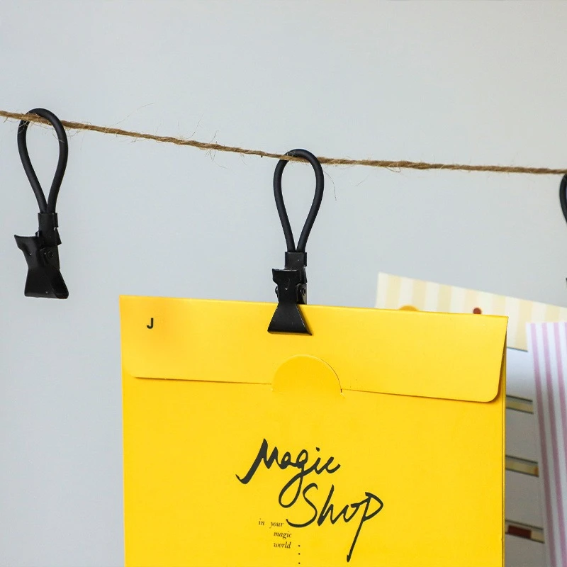 10pcs Durable Metal & PVC Clip Set, Multifunctional,Non-Slip Household Towel Clips with Not Easy to Fall Design,Clip for Hanging