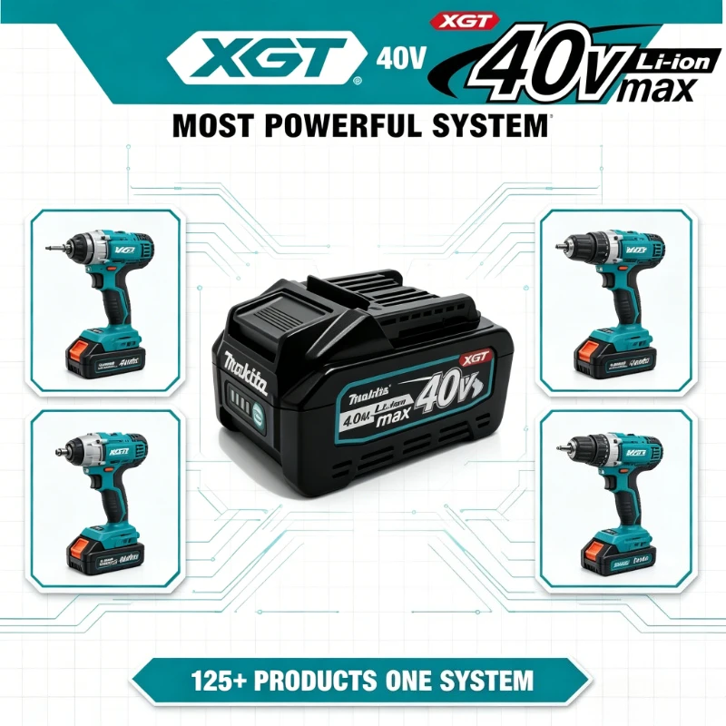 Makita Power Tools Xgt - Batterie Li-ion rechargeable Makita XGT 40V,