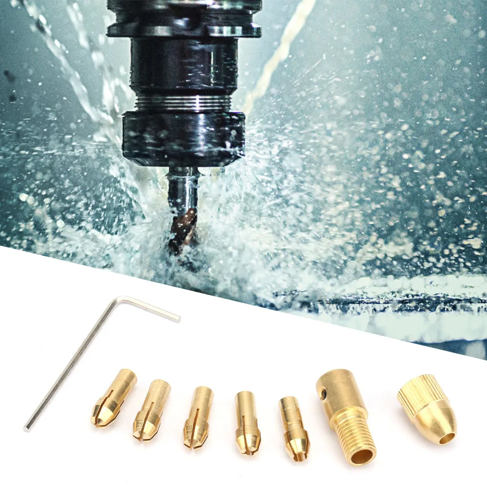 Drill Bit Collet 0.5-3mm Electric Drill Bit Collet  Twist Drill Chuck Tool Adapter Electric Drill Bit Collet