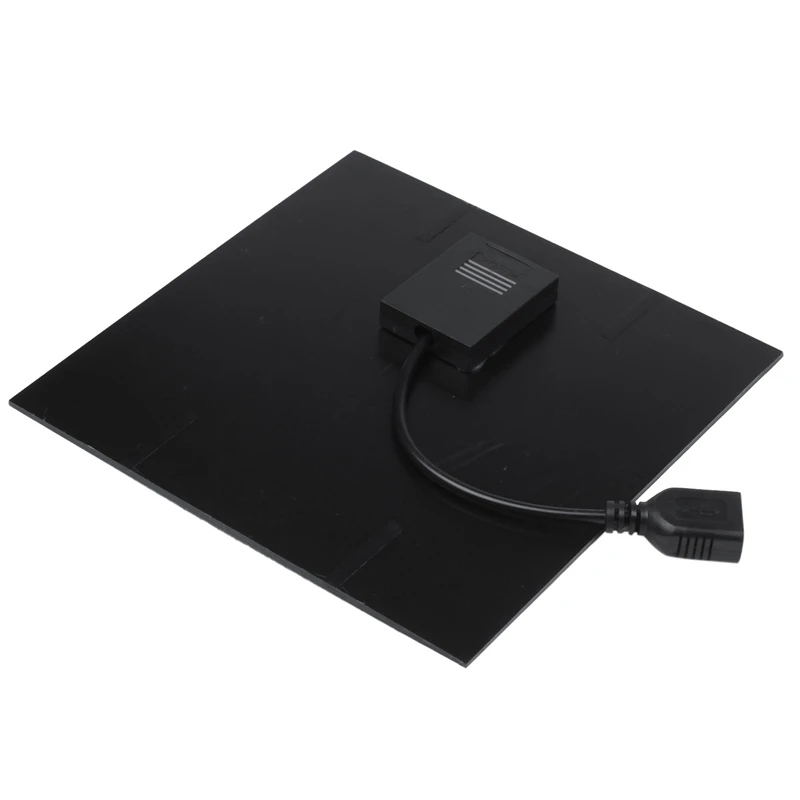 2X 2.5W 5V แผงพลังงานแสงอาทิตย์พัดลมเหล็กสำหรับสำนักงานบ้านกลางแจ้งเดินทางตกปลา4นิ้วพัดลมระบายอากาศระบายความร้อน USB ใหม่