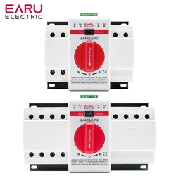 自動転送スイッチ,2p,4p,63a,125a,ats,pv,ac 230v,400v,50のサーキットブレーカ60hz,タイプ