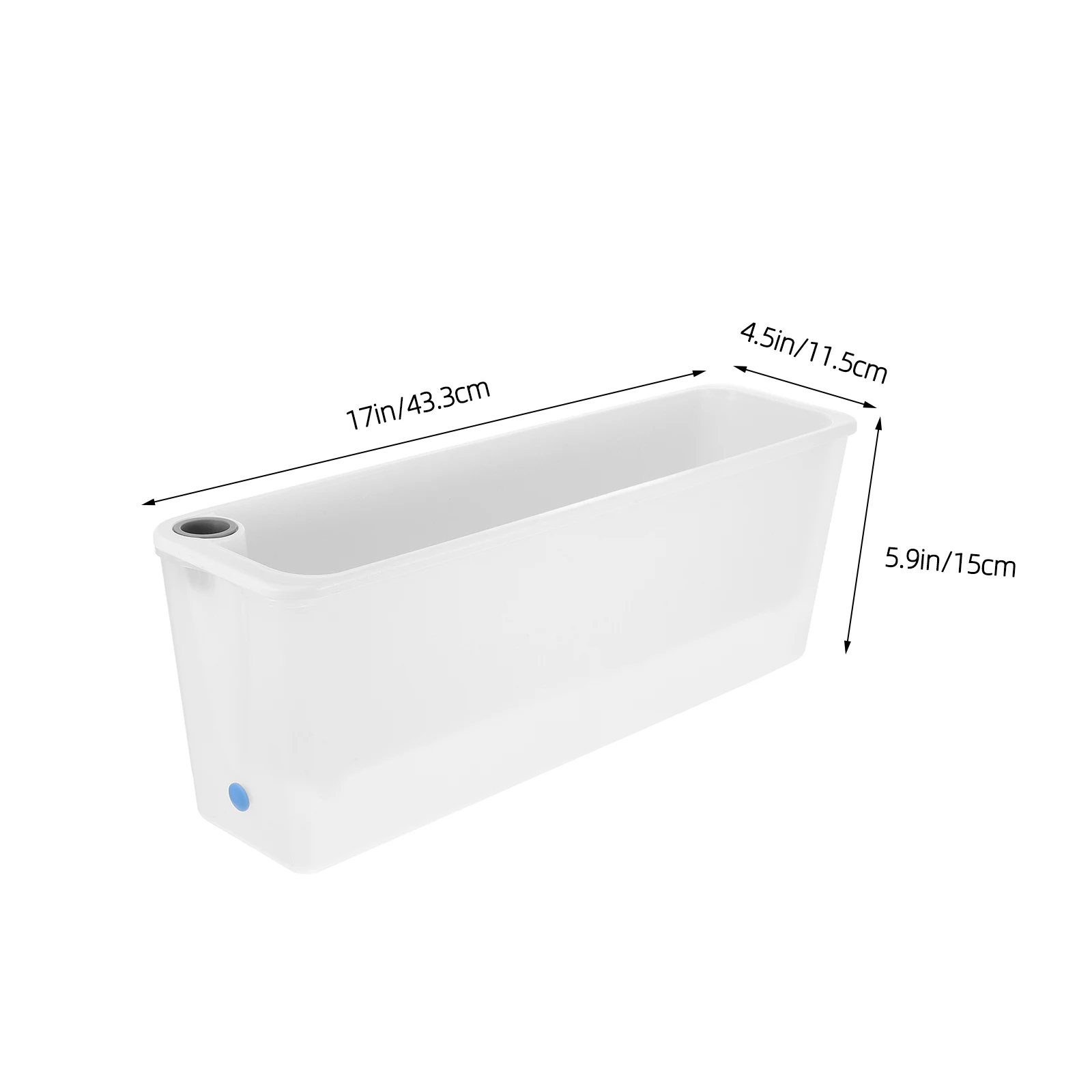 Planting Box Water Storage Flower Pot Planter Boxes Plants Planters for Outdoor Plastic