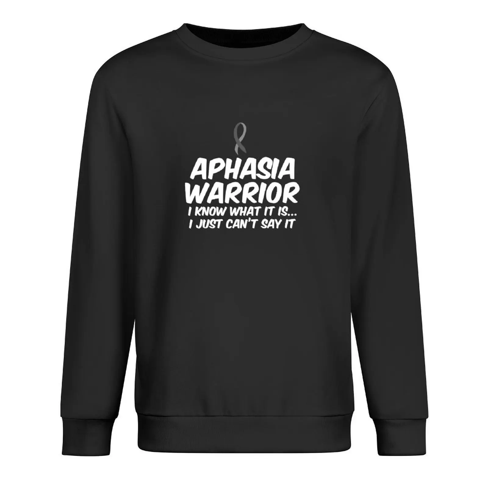 

Aphasia Warrior Can't Say Survivor Awareness Pullover anime clothes tracksuit men male clothes sweatshirt male