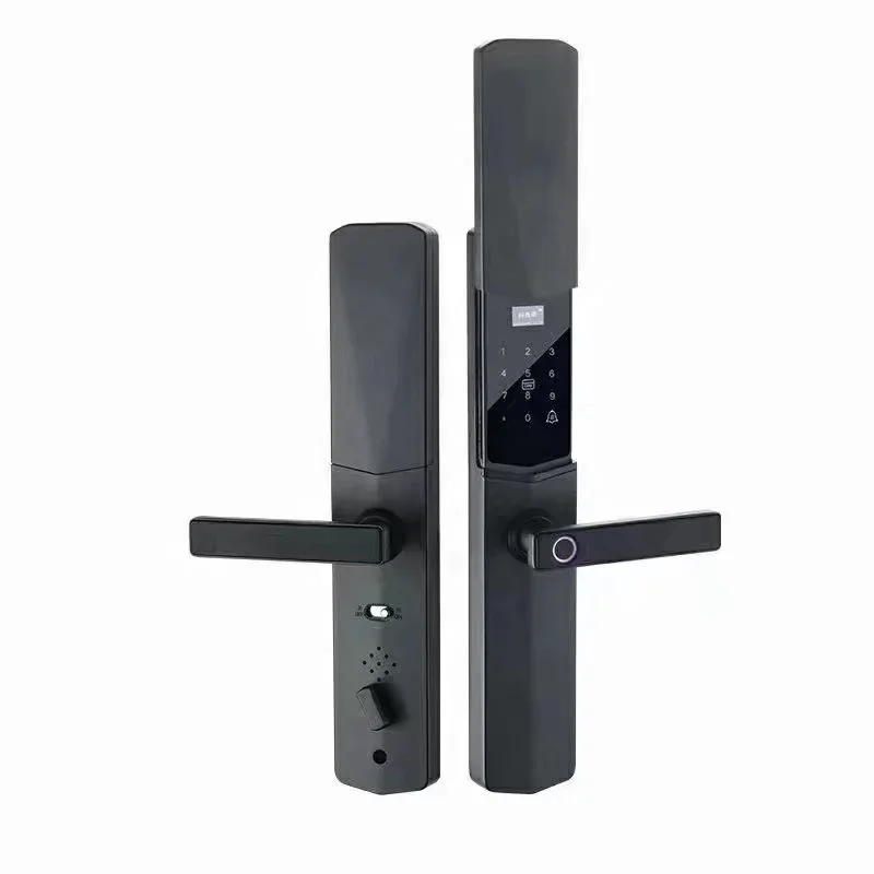 Outdoor courtyard waterproof fingerprint lock home anti-theft  sliding cover smart  double  antifreeze