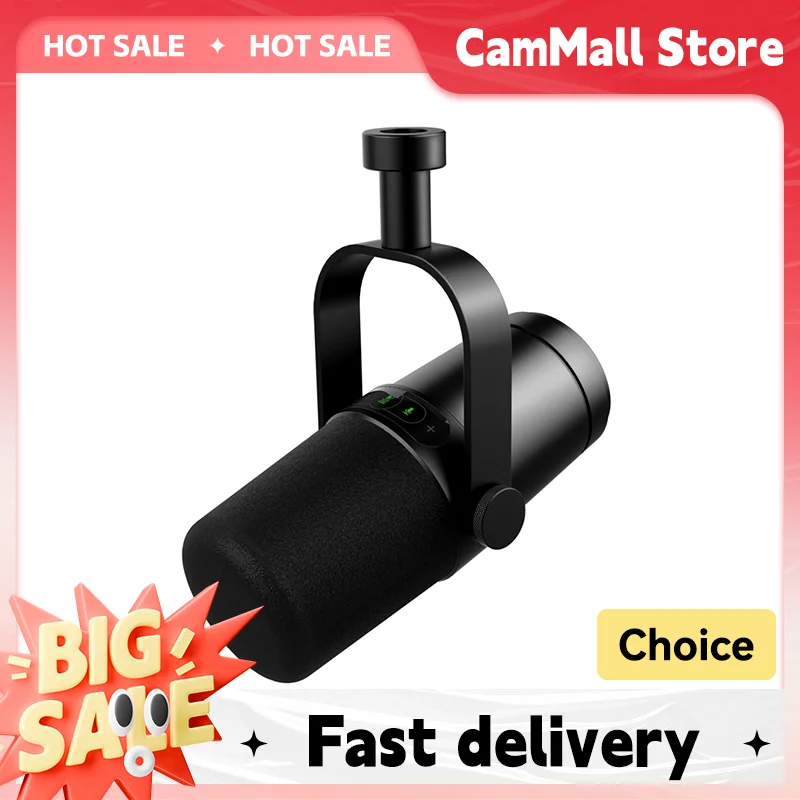 

Dynamic Microphone Professional Dynamic Microphone For Broadcast Podcast & Recording Studio Mic For Music & Speech SM7B